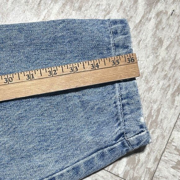 Vintage Get Used Denim Chore Jacket 90s Workwear Utility Jean Coat XXL - Picture 9 of 9